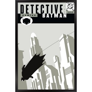 Trends International DC Comics Batman - Art Deco Skyline Framed Wall Poster Prints - 1 of 4