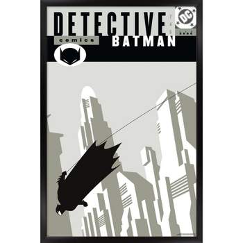 Trends International DC Comics Batman - Art Deco Skyline Framed Wall Poster Prints