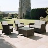 PAGED 2-piece Set Outdoor Chair Cushions,44 x 22 inch,Tufted Patio Furniture Cushions with Waterproof and Fade-Resistant - 2 of 4