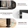 Homhougo 5 Tier Bookshelf with Storage, 61 Inch Tall Industrial Book Shelf with Open Display Bookshelves, 5 Shelf Bookcase with Metal Frame, Black - 4 of 4