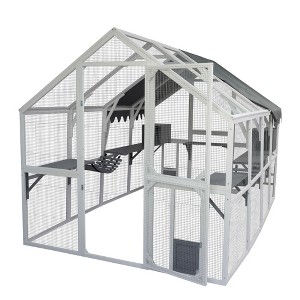 Large Catio Outdoor Indoor Cat Enclosure - 1 of 4