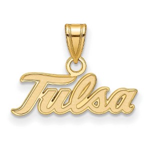 Black Bow Jewelry 14k Yellow Gold Tulsa Golden Hurricanes NCAA Small Pendant - 1 of 3