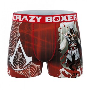 Mens Assassin's Creed Ezio Crazy Boxer Briefs Shorts - 1 of 4