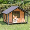 Aivituvin Waterproof Dog House with Anti-Chewing Metal Frame|Large Porch-AIR88/89 - 4 of 4