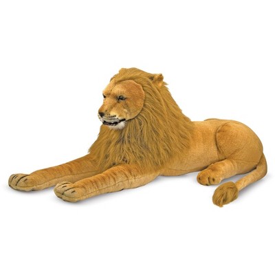 Melissa & Doug Giant Lion - Lifelike Stuffed Animal (over 6 feet long)