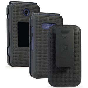 Nakedcellphone Case and Belt Clip Holster for Cingular Flip IV, Cricket Debut - 1 of 4