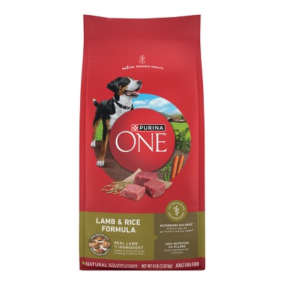 Purina ONE SmartBlend Natural Dry Dog Food with Rice and Lamb