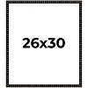 PosterPalooza | 26x30 Bamboo Picture Frame, UV Acrylic, 4 Finishes - Brown, Black, Gold, and Natural - 2 of 4