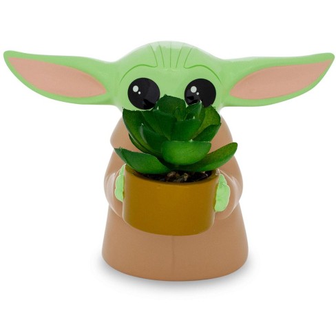 The Mandalorian The Child with Egg Cannister Chia Cat Grass Planter