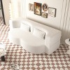 NicBex Modern Floor Convertible Sofa Bed Loveseat Couch with Pillows,Upholstered Futon Sofa for Living Room,Bedroom - 2 of 4
