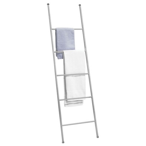 Mdesign metal free standing bath towel ladder storage organization new arrivals