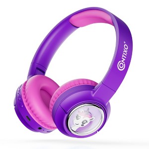 Contixo KB6 Kids Wireless Bluetooth Headphones Fun Designs, Safe Sound for Little Ears - 1 of 4