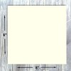 Hamilco 8x8 Cream White Scrapbook Cardstock Paper 100lb Cover Card Stock 100 Pack - 3 of 4