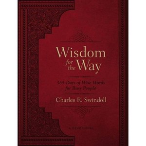 Wisdom for the Way, Large Text Leathersoft - by  Charles R Swindoll (Leather Bound) - 1 of 1
