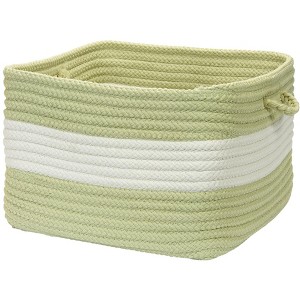Colonial Mills Montego - Lime Twist 14"x14"x10"  100% Polypropylene Round - 1 of 2
