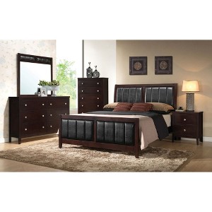 Okak 5-Drawer Wooden Dresser Modern Storage Chest Versatile for Bedroom/Office - 1 of 4