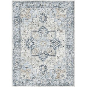 Abynow Medallion Distressed Persian Indoor Area Rug - 1 of 4
