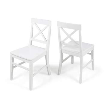 Set of 2 Roshan Farmhouse Acacia Dining Chair - Christopher Knight Home