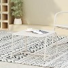 GDFStudio Crowningshield Outdoor Slatted Iron Side Table - 2 of 4