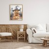 Stupell Industries Stacked Jack-o-Lanterns with Witch Hat Floating Frame Canvas Art - 3 of 4
