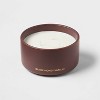 15oz Ceramic Jar 3-Wick Candle: Soy Wax Blend, Coconut Oil, Threshold™ Golden Hour - image 3 of 4