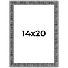 PosterPalooza | Distressed Black Picture Frame - UV Acrylic, Foam Board Backing, Hanging Hardware - 2 of 4