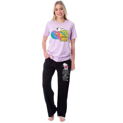 Nintendo Women's Super Mario Princess Peach Life Is Peachy Comfy Pajama  Pants S Grey : Target