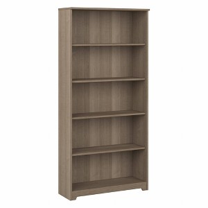 66.3" Cabot Tall 5 Shelf Bookcase Ash Gray - Bush Furniture: Home Office Storage, Wall Attachment - 1 of 4