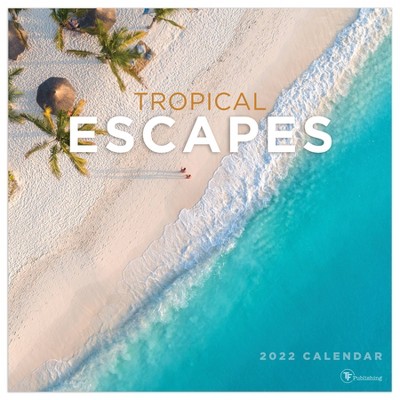 2022 Wall Calendar Tropical Escapes - The Time Factory
