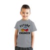 Youth Funny T Shirts Future Engineer Sarcastic Graphic Novelty Tee For Kids - Crazy Dog Youth T Shirt - 3 of 4