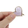 Unique Bargains Women's Heart Design Ponytail Buckle Hair Clip 1 Pc - 4 of 4