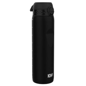 Ion8 BPA Free Recyclon Water Bottle - 32oz Black 33oz - 1 of 4