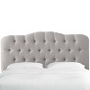 Skyline Furniture Seville Faux Silk Upholstered Headboard - 3 of 4