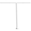 vidaXL Awning Post Set White 118.1 in.x96.5 in. Iron - 2 of 4