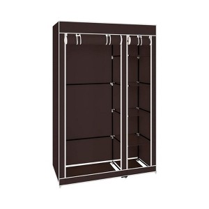 Vtec Trading Brown Non-Woven Fabric Wardrobe Closet - 1 of 3