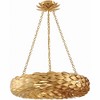Crystorama Lighting Broche 6 - Light Pendant in  Antique Gold - 2 of 4