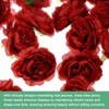 Unique Bargains Silk Artificial Peony Flower Heads Decorations - 2 of 4