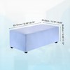 Unique Bargains Stretchy Soft Comfortable Rectangular Foot Stool Cover - 2 of 4