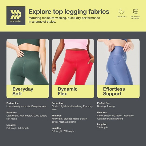 Leggings de Cintura Ultra Alta 7/8 para Mujer - All In Motion™ 5