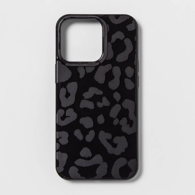 Apple iPhone 13 Pro Case - heyday&#8482; Black Leopard Print
