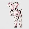 Toddler Girls' 4pc Snug Fit Cotton Minnie Mouse Pajama Set - Pink - 2 of 4