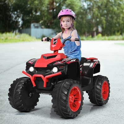 Infans 12V Kids 4-Wheeler ATV Quad Ride On Car w/ LED Light & Music