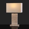 Jennabriana Travertine Lamp - CTL1068 - Travertine/Black - Safavieh Couture - 2 of 4