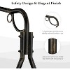 VINGLI Upgraded Metal Porch Swing Stand with Antique Bronze Finish, Heavy Duty 660 LBS Weight Capacity Steel Swing Frame with Extra Side Bar - 4 of 4