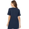 Woman Within Plus Size Perfect Short-Sleeve V-Neck Tunic - 3 of 4