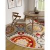 Unique Loom  Outdoor Casablanca Oualida Area Rug - 2 of 4