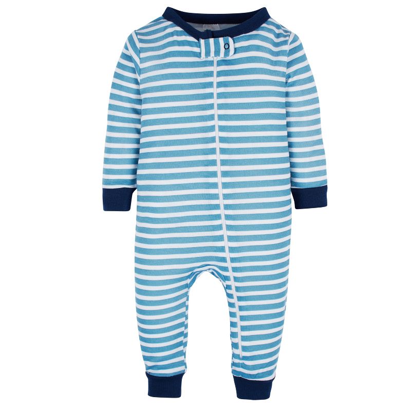Gerber Baby & Toddler Boys' Snug Fit Footless Pajamas - 3-Pack, 2 of 10