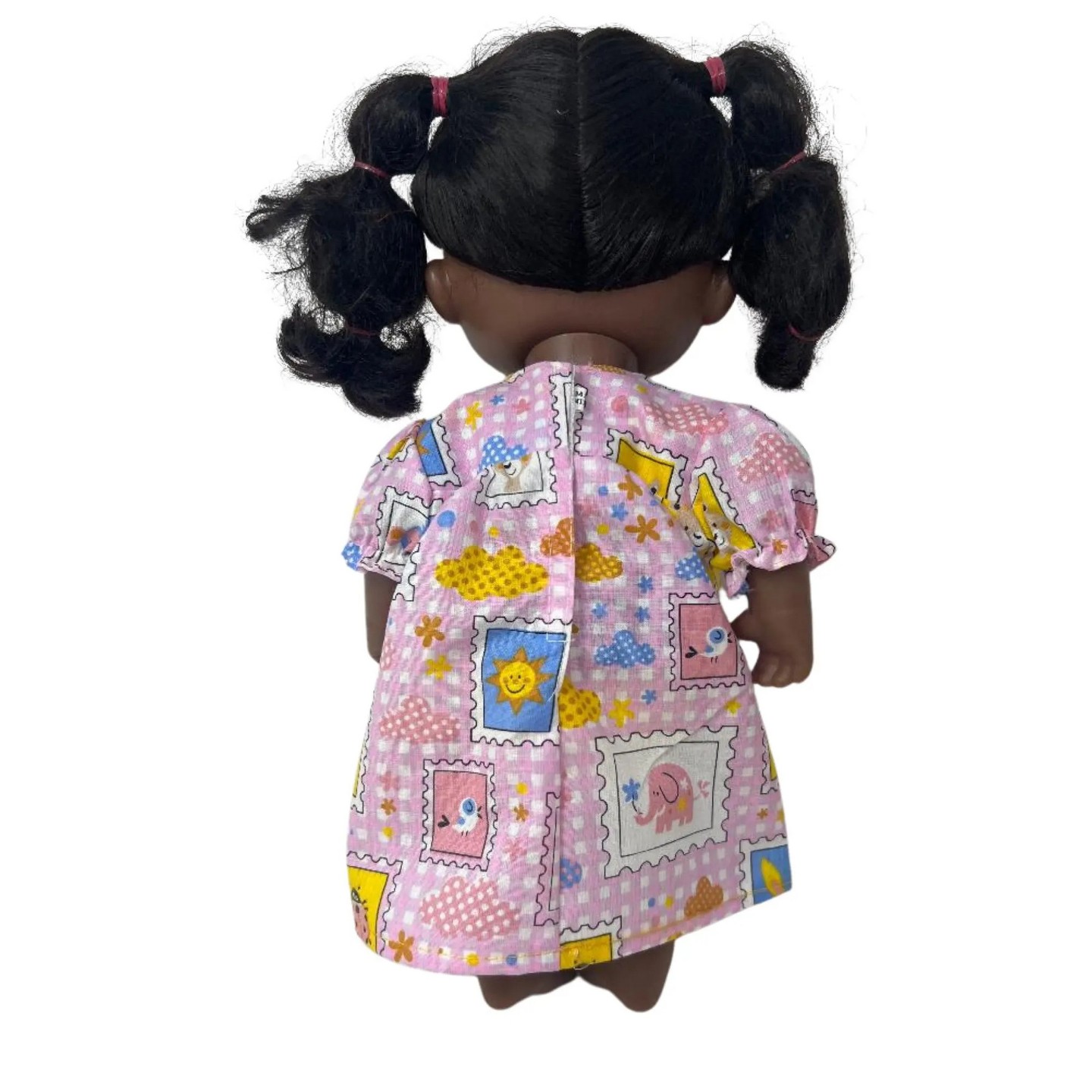 Детская пижама Doll Clothes Superstore Pink Nightgown for 14 Inch Baby Alive & Little Baby Dolls – Animal Print Doll Pajamas, цвет: Розовый — фото 4