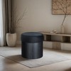 Meridian Furniture,Nimes Velour Fur Fabric Ottoman/Stool - 2 of 4