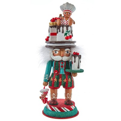 Kurt Adler 15-inch Hollywood Nutcracker With Gingerbread Baker Hat : Target